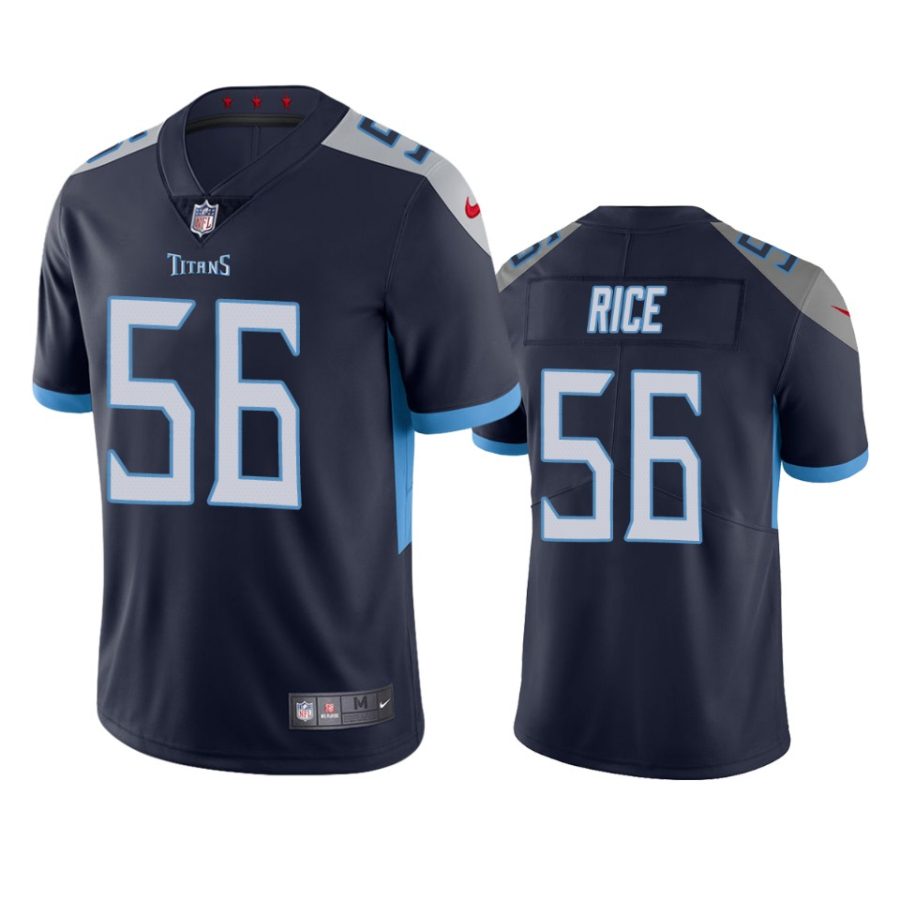 monty rice titans navy vapor jersey