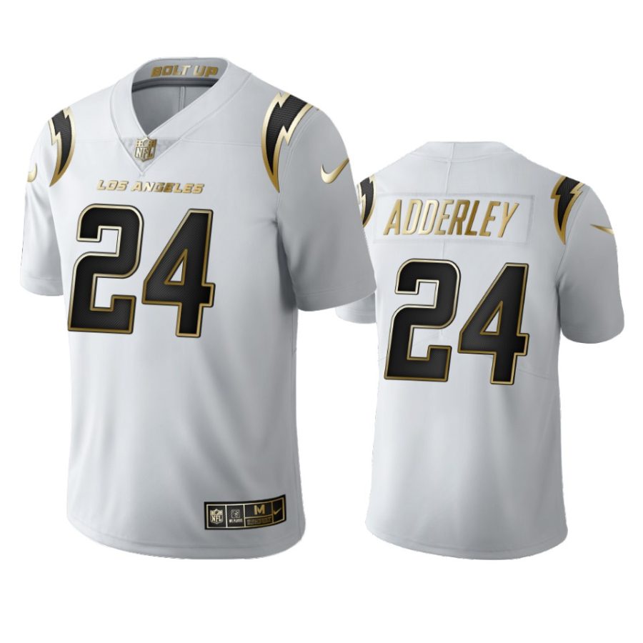 nasir adderley chargers white golden limited jersey