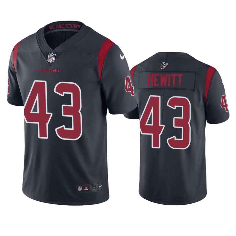 neville hewitt texans color rush limited navy jersey