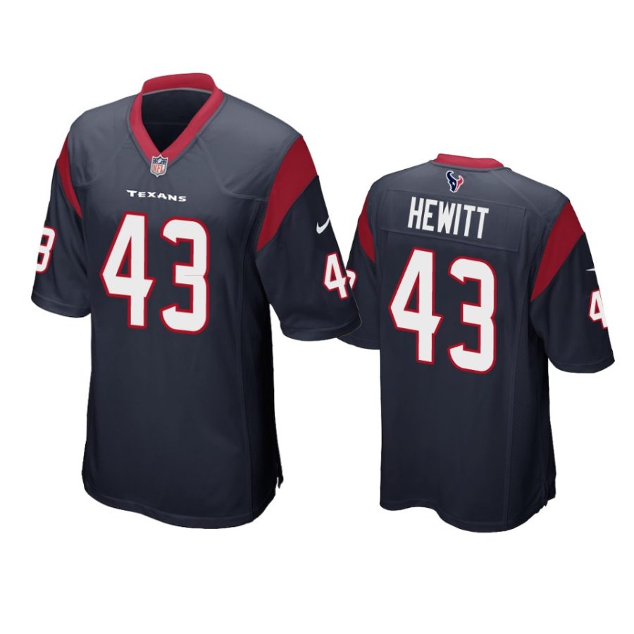 neville hewitt texans navy game jersey