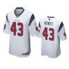 neville hewitt texans white game jersey