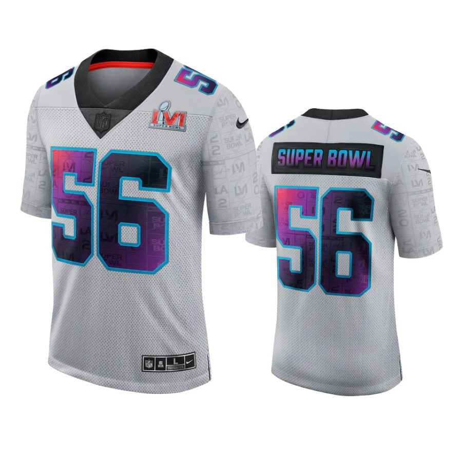 nfl gray super bowl lvi limited jersey