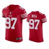 nick bosa 49ers scarlet vapor elite jersey