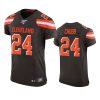 nick chubb browns brown nfl 100 vapor elite jersey