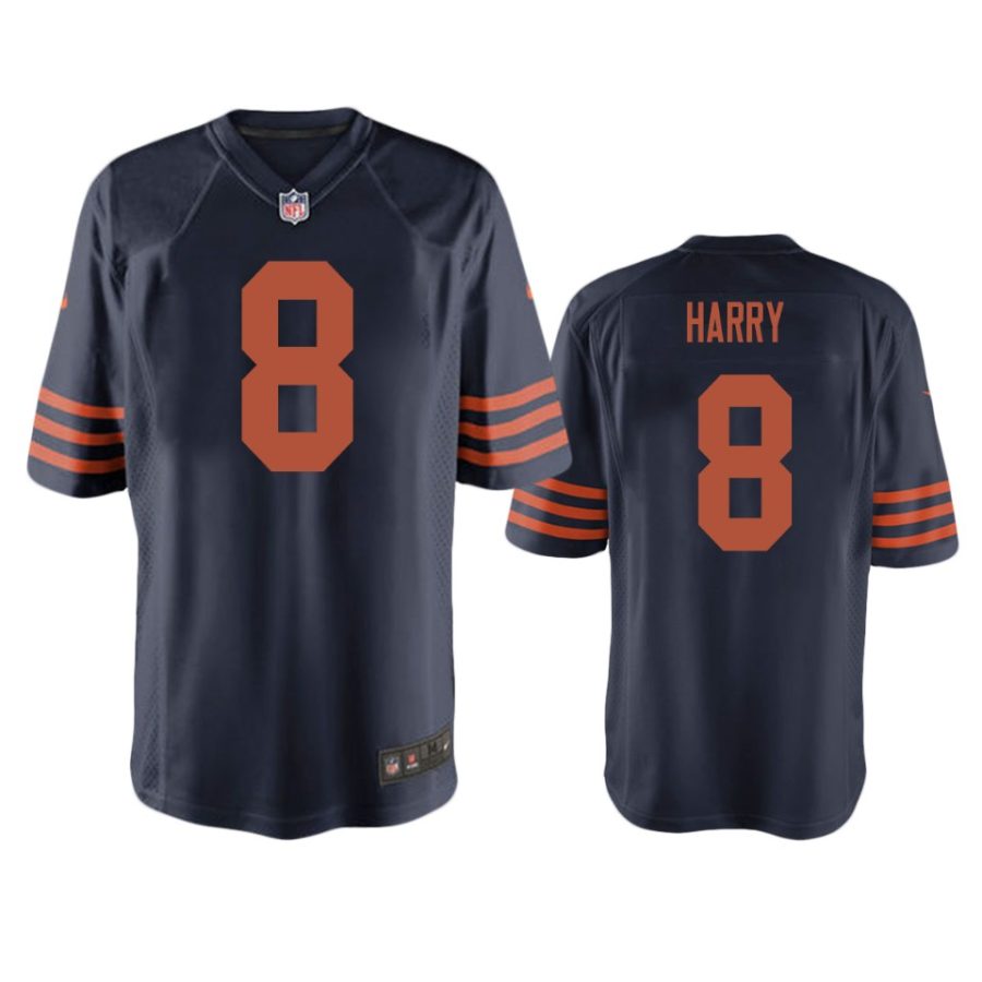 nkeal harry bears throwback game navy jersey