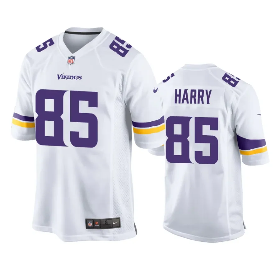 nkeal harry vikings white game jersey