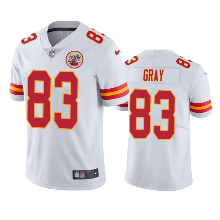 noah gray chiefs white vapor jersey