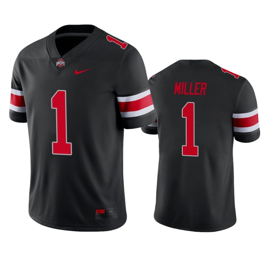 ohio state buckeyes braxton miller nike black college football alternate game jersey