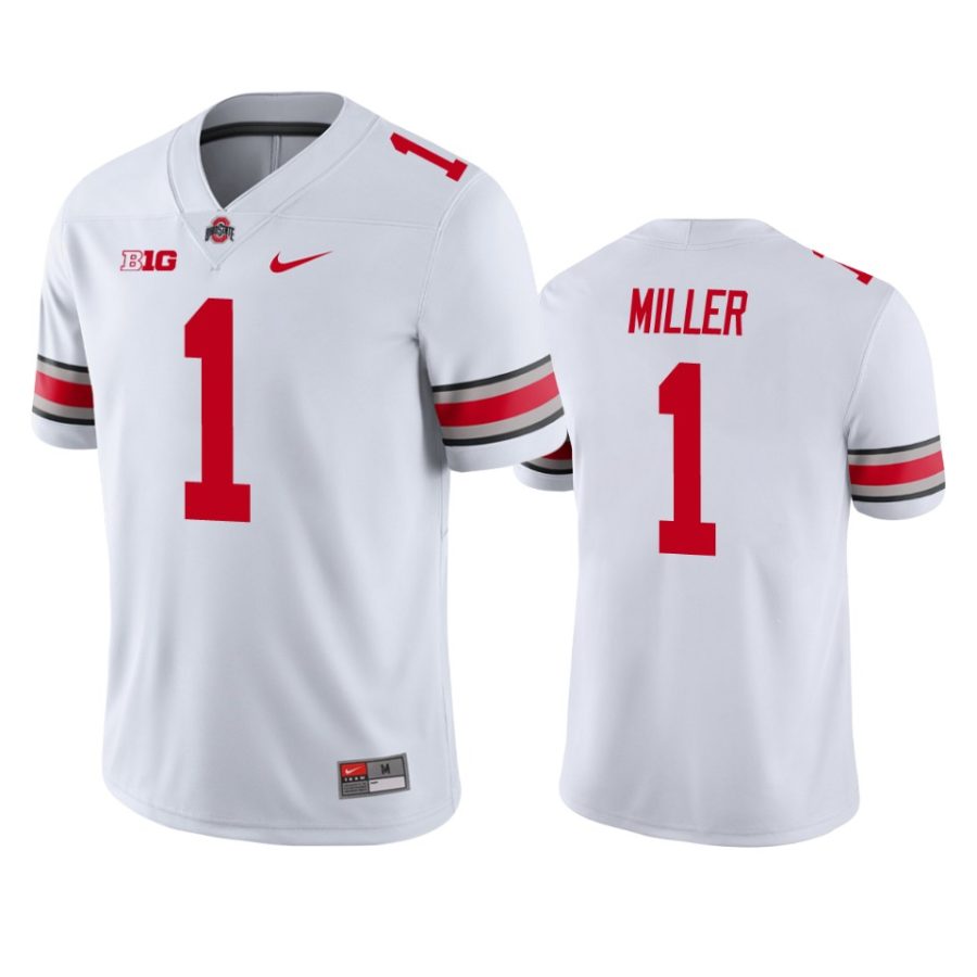 ohio state buckeyes braxton miller nike white college football playoff game jersey