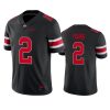 ohio state buckeyes chase young nike black college football alternate game jersey