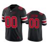 ohio state buckeyes custom nike black college football alternate game jersey