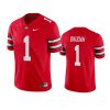 ohio state buckeyes jeff okudah scarlet game college football jersey