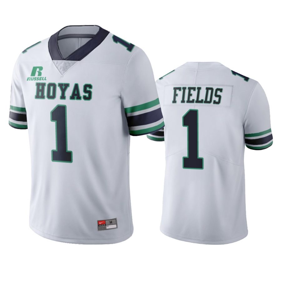 ohio state buckeyes justin fields white game jersey