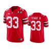 ohio state buckeyes master teague iii scarlet 2021 national championship jersey