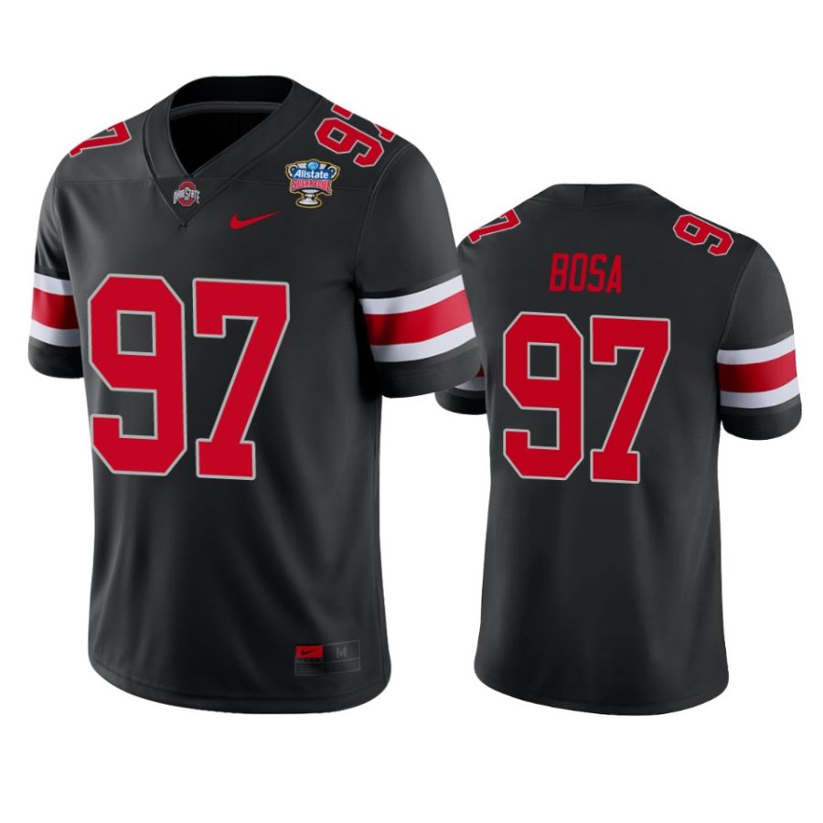 ohio state buckeyes nick bosa black 2021 sugar bowl jersey