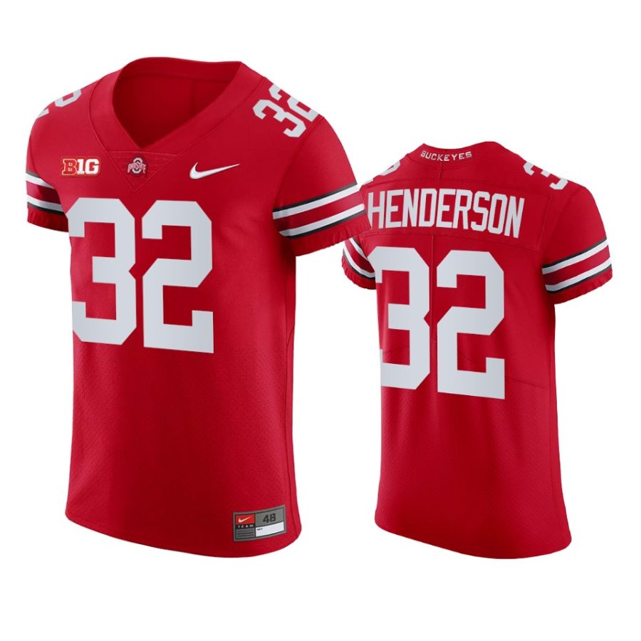 ohio state buckeyes treveyon henderson all scarlet college football elite jersey