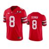 ohio state buckeyes trey sermon scarlet 2021 national championship jersey