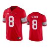 ohio state buckeyes trey sermon scarlet alumni football game jersey