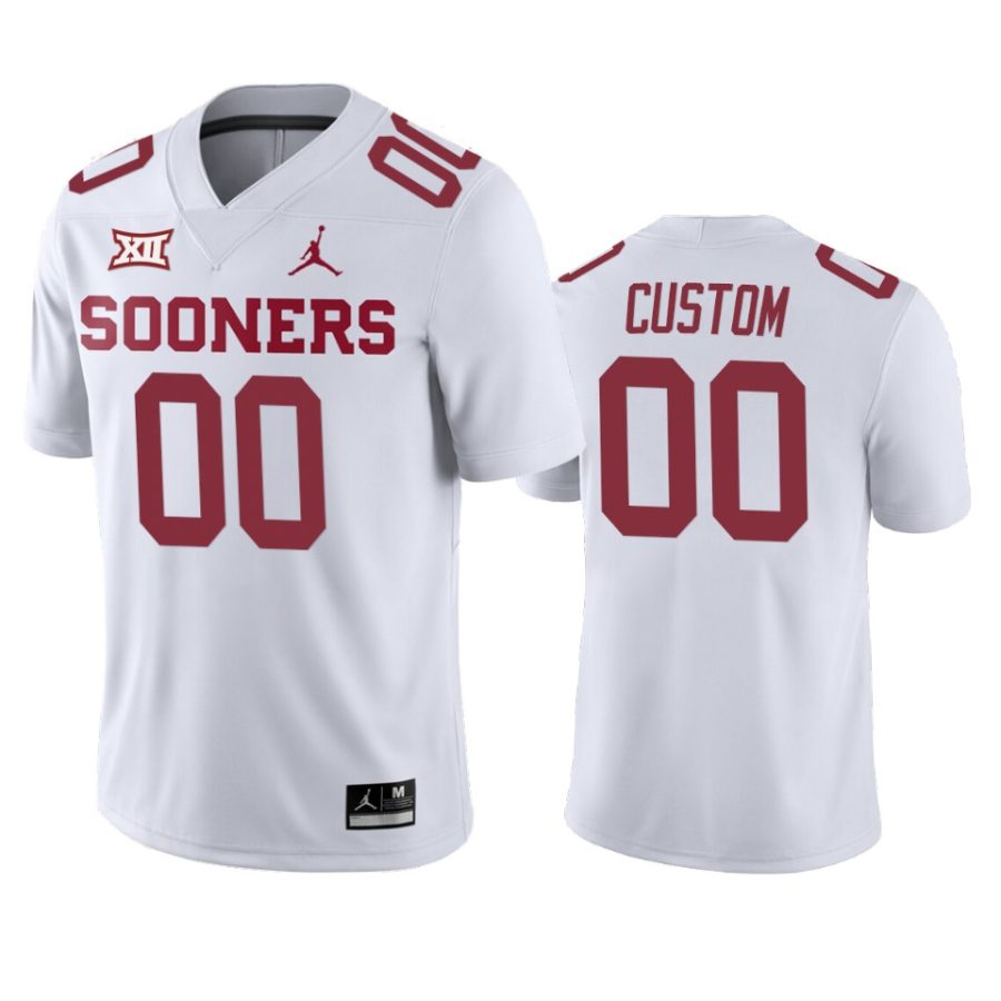 oklahoma sooners custom white game jersey