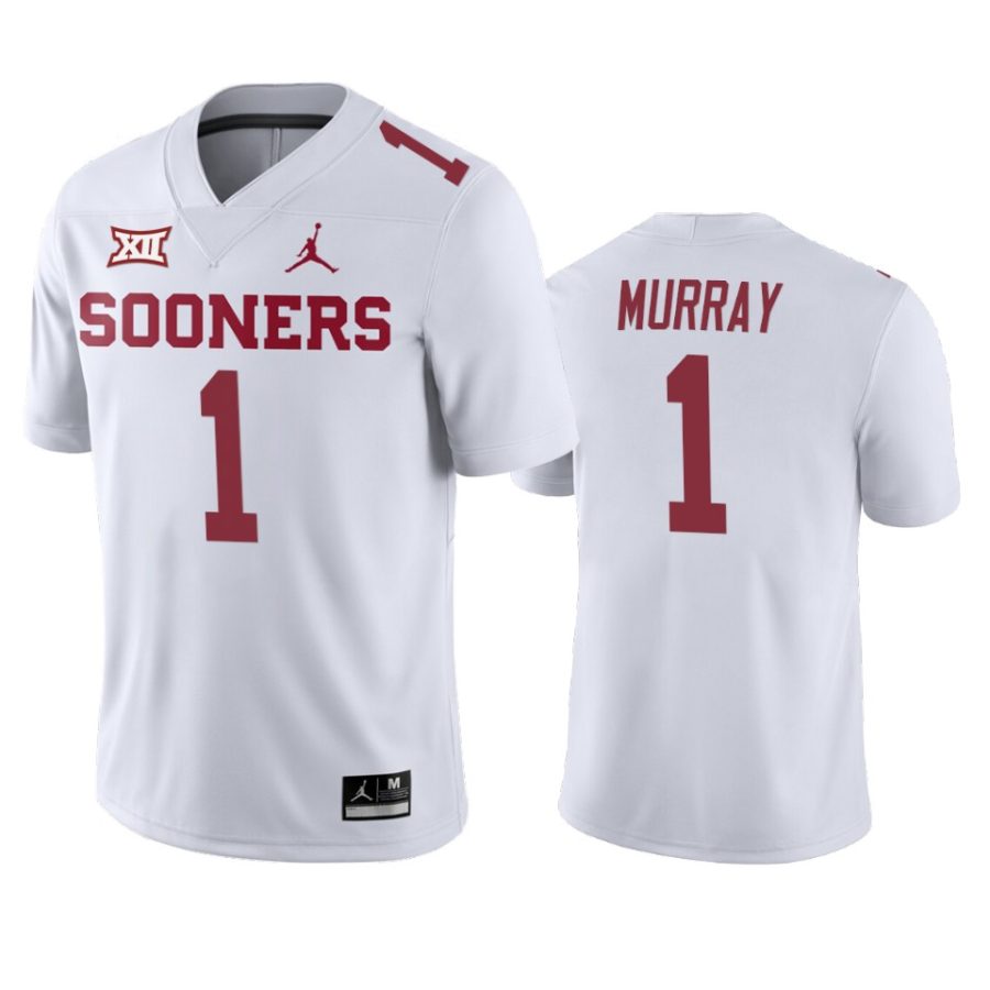 oklahoma sooners kyler murray white away game jersey