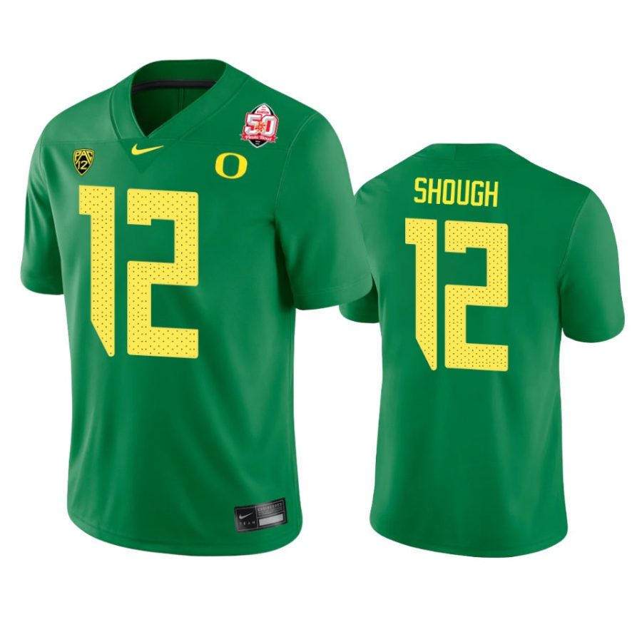 oregon ducks tyler shough green 2021 fiesta bowl game jersey