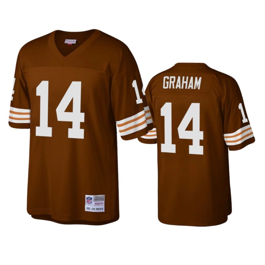 otto graham browns brown legacy replica retired player jersey