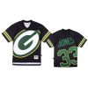 packers aaron jones black big face jersey