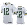 packers aaron rodgers white limited 100th season jersey