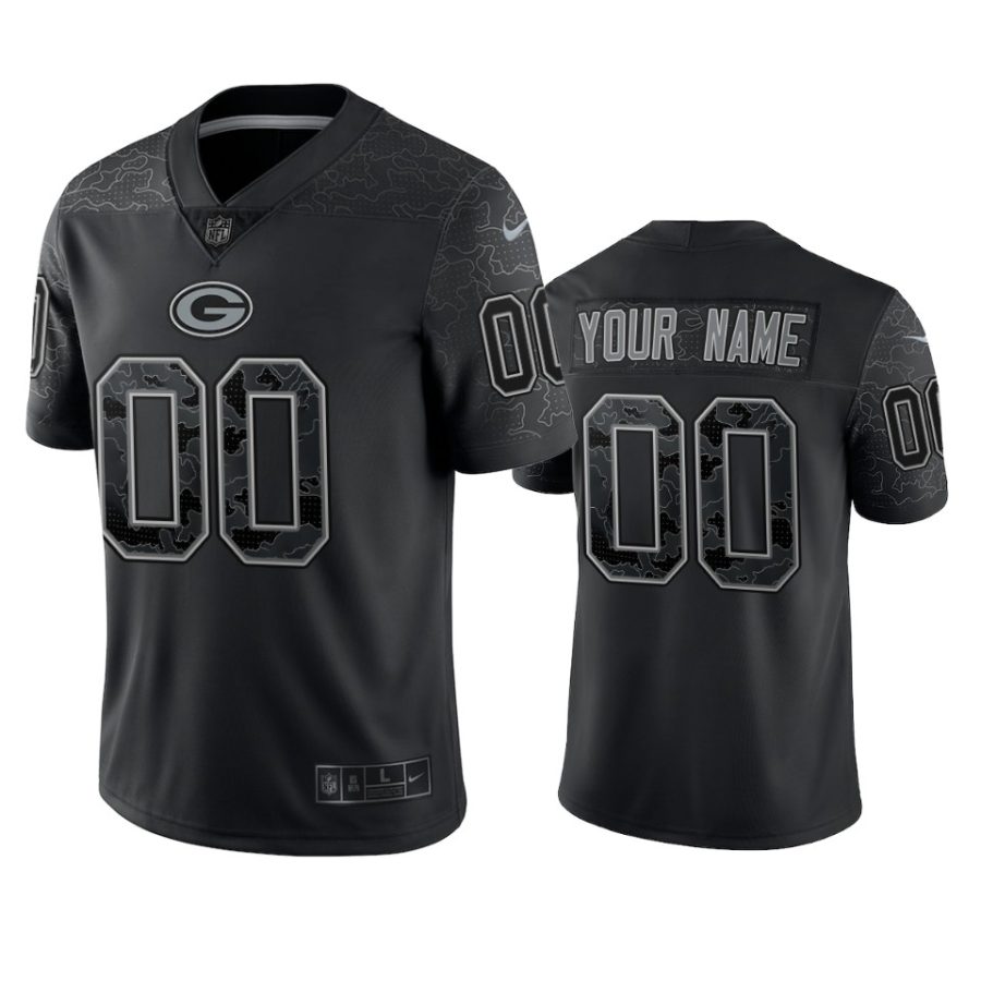 packers custom black vapor jersey