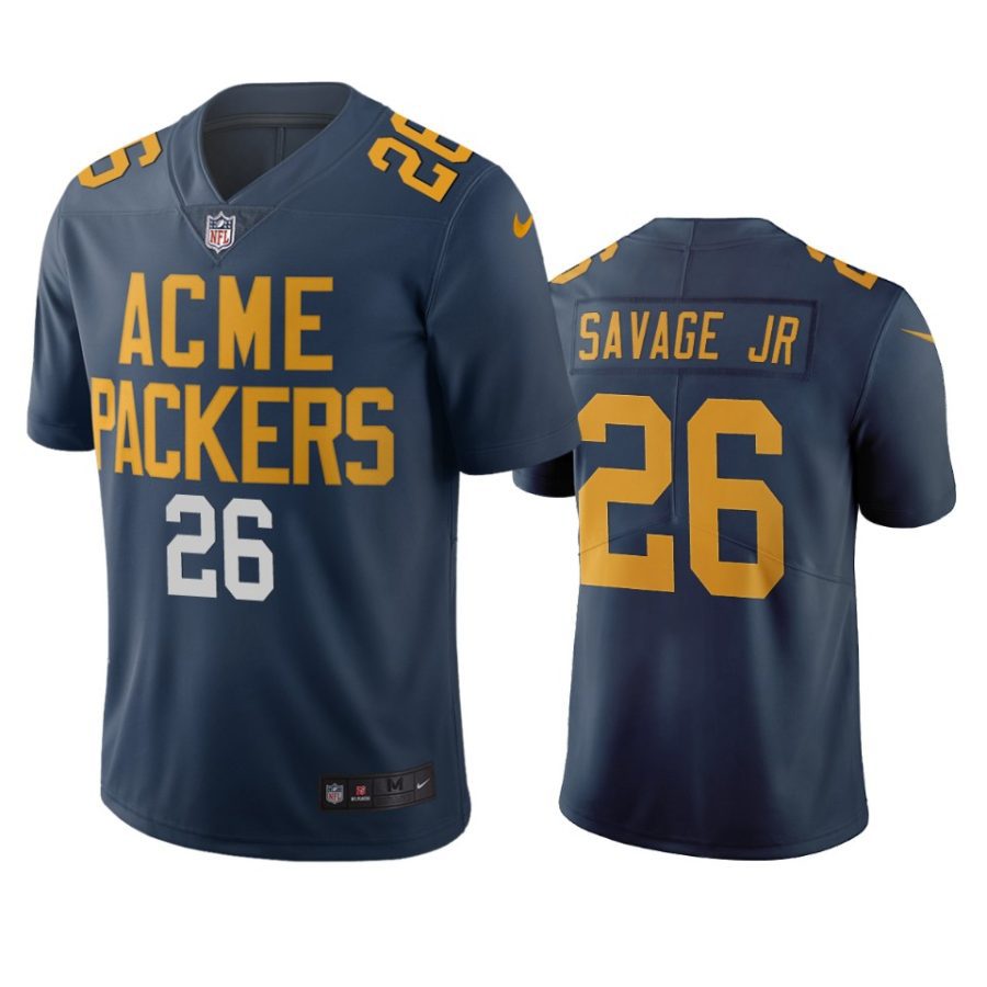 packers darnell savage jr. navy city edition jersey