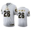 packers darnell savage jr. white golden edition 100th season jersey