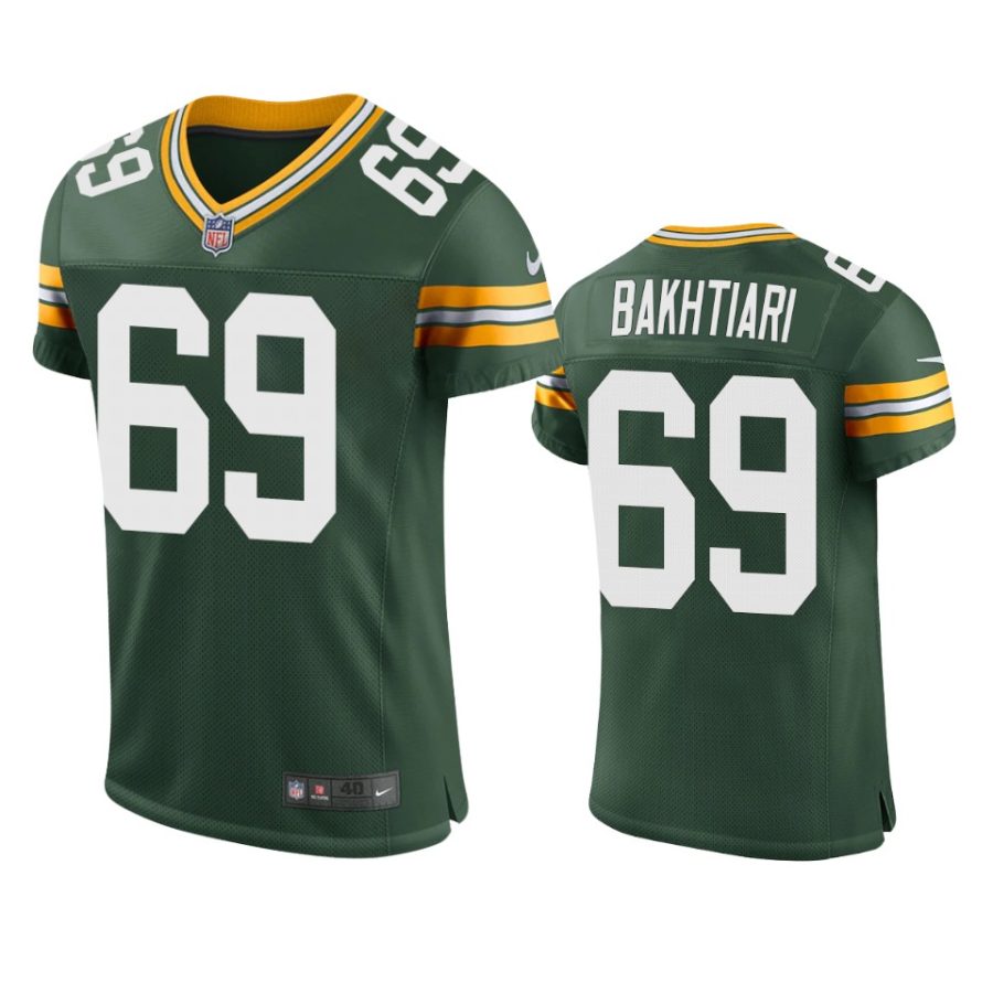 packers david bakhtiari green classic vapor elite jersey