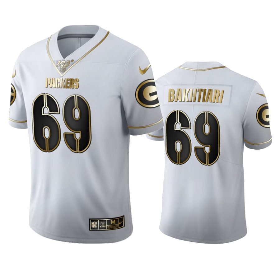 packers david bakhtiari white golden edition 100th season jersey