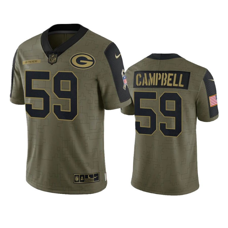 packers devondre campbell olive limited 2021 salute to service jersey