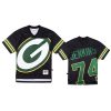 packers elgton jenkins black big face jersey