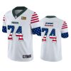 packers elgton jenkins white independence day vapor jersey