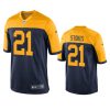 packers eric stokes navy throwback game jersey