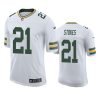 packers eric stokes white vapor jersey