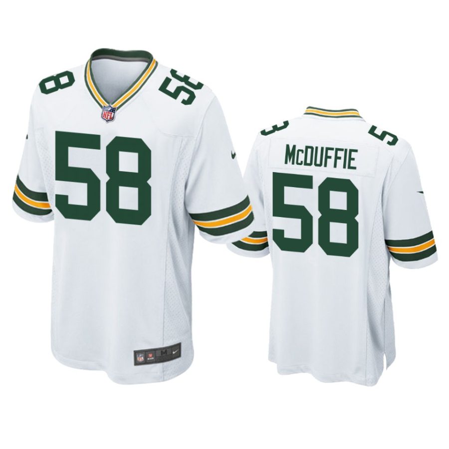 packers isaiah mcduffie white game jersey