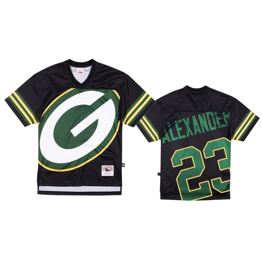 packers jaire alexander black big face jersey