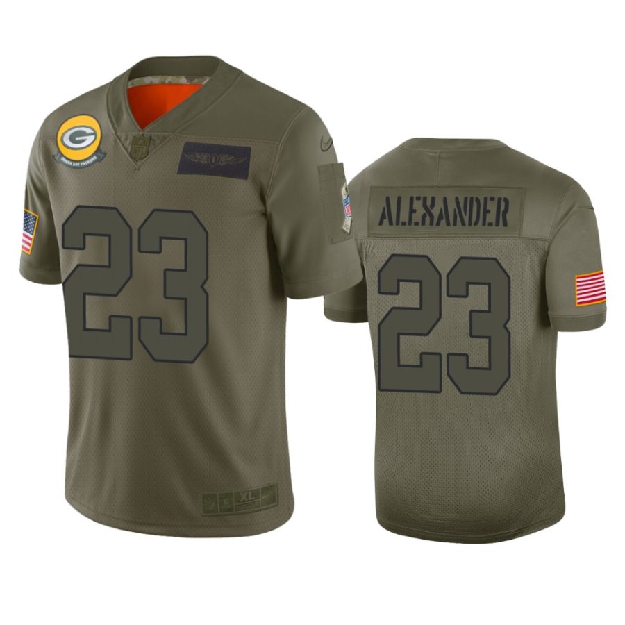 packers jaire alexander camo limited 2019 salute to service jersey