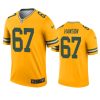 packers jake hanson gold inverted legend jersey