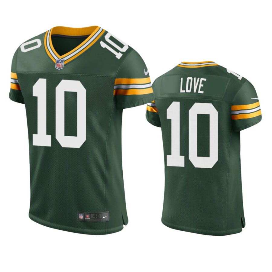 packers jordan love green classic vapor elite jersey