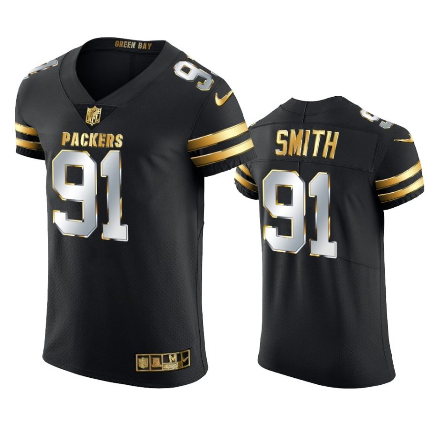 packers preston smith black 2020 21 golden edition elite jersey