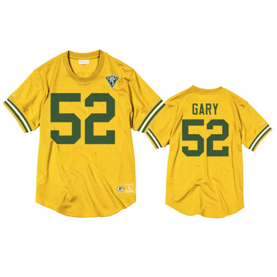 packers rashan gary gold throwback 75th anniversary jersey