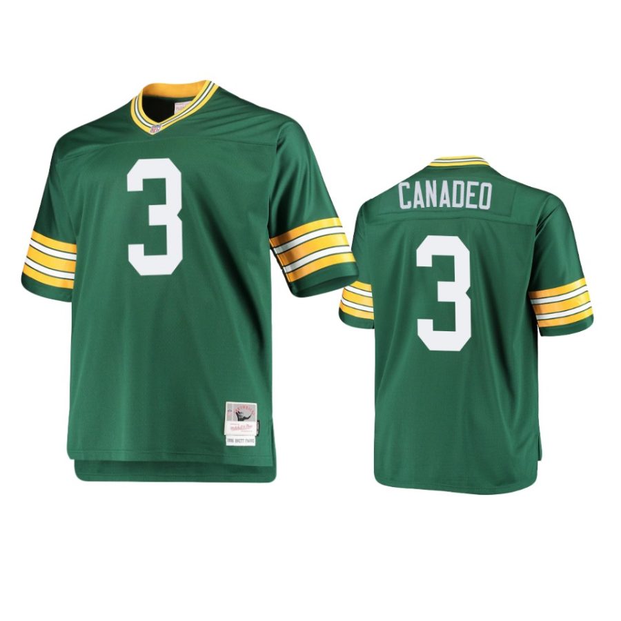 packers tony canadeo green retired throwback jersey