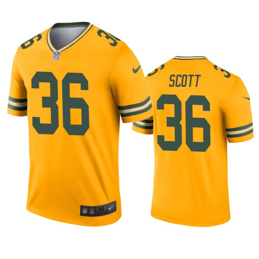 packers vernon scott gold inverted legend jersey