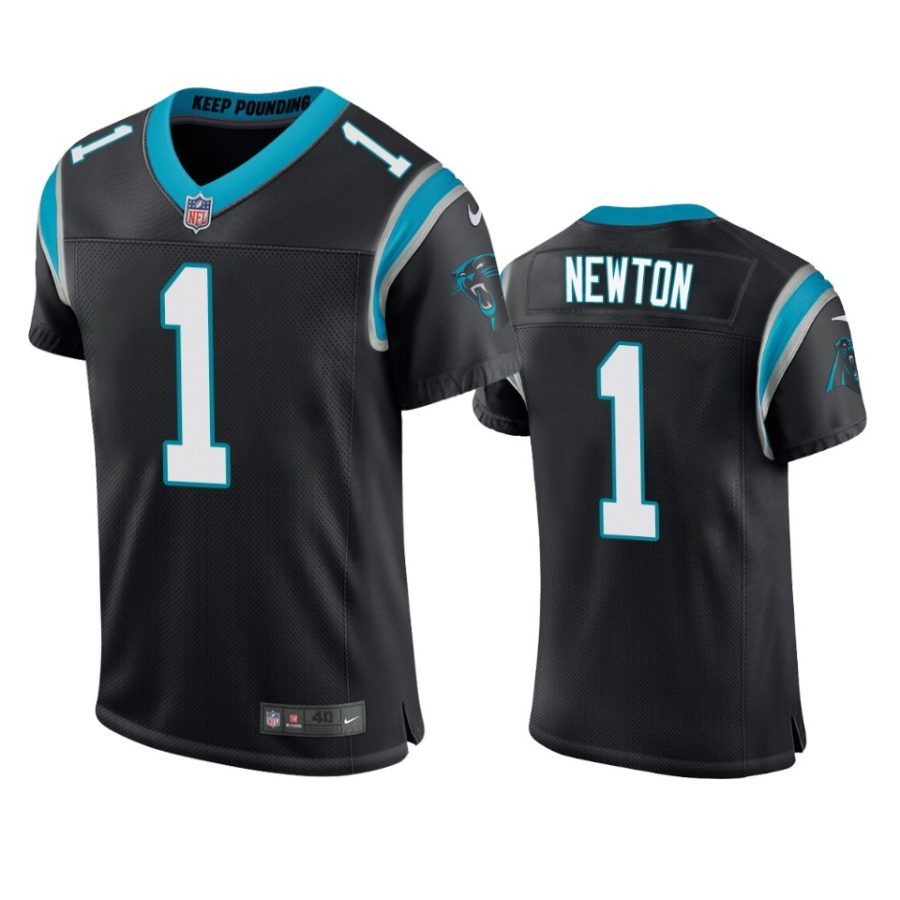 panthers cam newton black vapor elite jersey