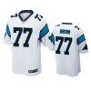 panthers deonte brown white game jersey