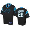 panthers donte jackson pro line black icon jersey